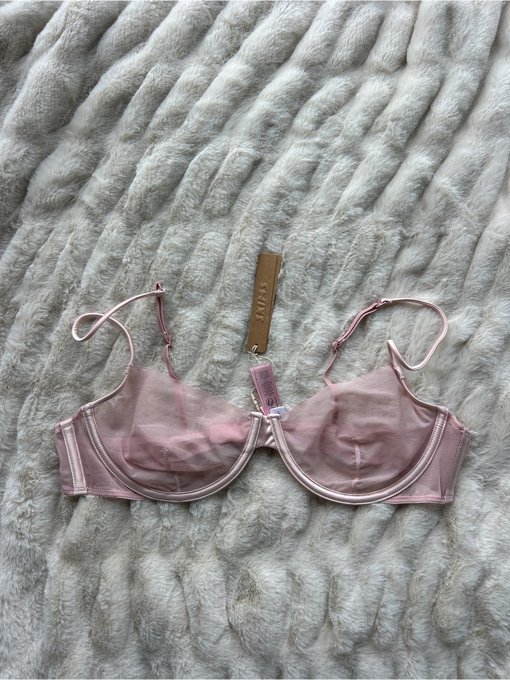 Skims Underwire Bra - Light Pink